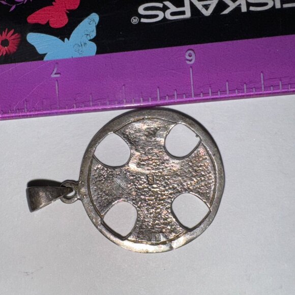 Sterling Silver Circular Celtic Knot Pendant - Picture 16 of 16